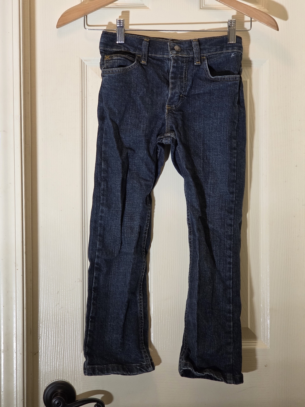 Levi's Dark Blue Slim Straight Jeans - 6 Kids